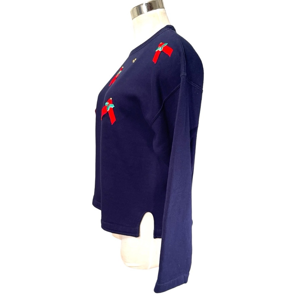 Holiday Sweatshirt Holly Ribbon - Picture 3 of 17